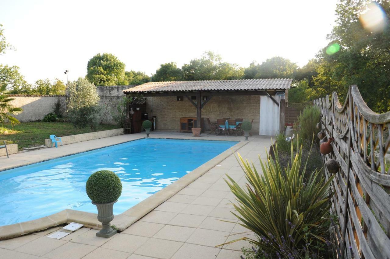 Les Demeures De La Laigne Bed and Breakfast Allas-Bocage Exteriör bild
